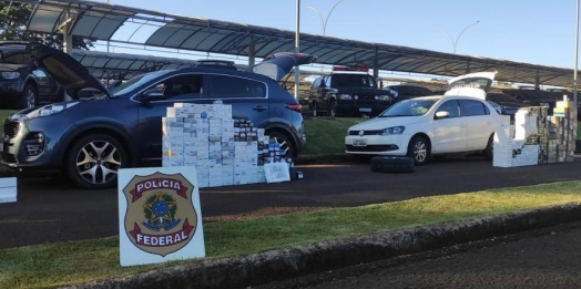 PF deflagra operação recalcitrantes de combate ao contrabando na região da tríplice fronteira