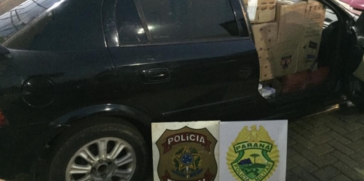 PF e BPFRON apreendem oito veículos carregados com contrabando; prejuízo é de R$ 1 milhão ao crime