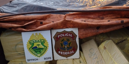 PF e BPFRON realizam apreensão de cigarros avaliados em R$ 1.4 milhões