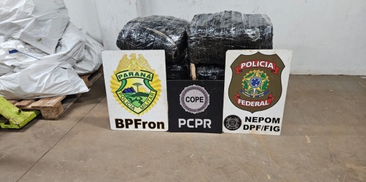 PF e Forças estaduais apreendem embarcação com cigarros contrabandeados em Itaipulândia