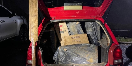 PF e PM/PR apreendem cigarros, mercadorias estrangeiras e drogas