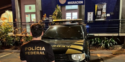 PF efetua prisão de indivíduo foragido na aduana da ponte Internacional da Amizade