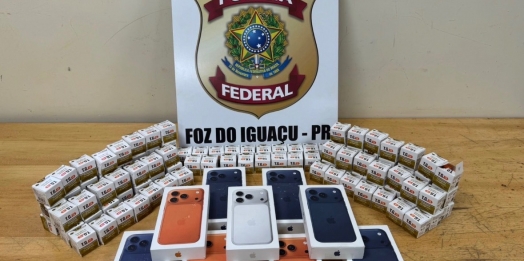 PF prende motorista com celulares e medicamento contrabandeado em Foz do Iguaçu