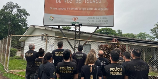 PF realiza campanha de doação de sangue no Hemonúcleo de Foz do Iguaçu