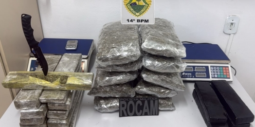 PM apreende cocaína, crack e munição durante ação contra o tráfico no bairro Ipê, em Medianeira