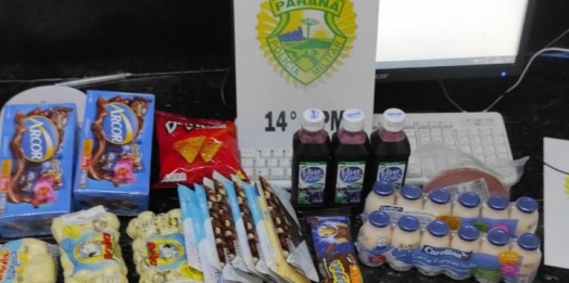 PM apreende menores por tentativa de furto em Supermercado de Medianeira