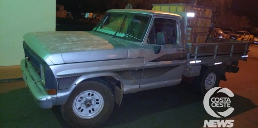 PM de Foz recupera caminhonete furtada em Matelândia; proprietário ainda não sabia do furto