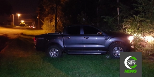 PM de Guaíra recupera caminhonete levada durante assalto em propriedade rural