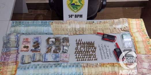Polícia Militar desarticula ponto de venda de drogas em Medianeira