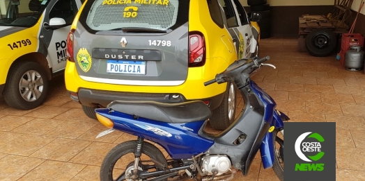 PM detém condutor de motocicleta em São Miguel do Iguaçu