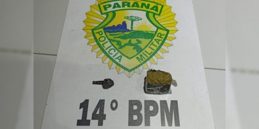 PM detém indivíduo com droga para consumo em Medianeira