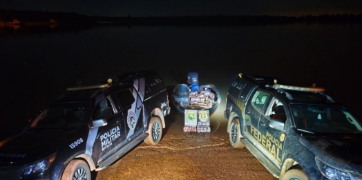 Policia apreende 900 kg de maconha em distrito de Santa Helena
