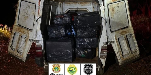 Polícia apreende barco, veículo e cigarros contrabandeados em Itaipulândia