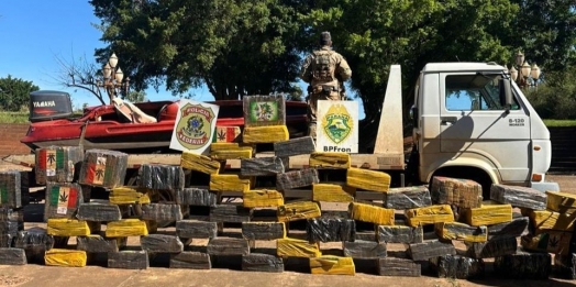 Polícia apreende mais uma tonelada de droga em Santa Helena