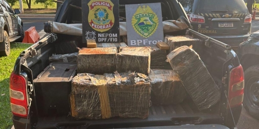 Polícia apreende quase 500 kg de droga no interior de Santa Helena