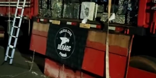 Polícia Civil apreende 1,8 toneladas de maconha em Foz do Iguaçu