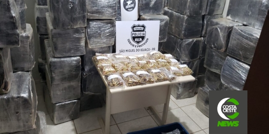 Polícia Civil apreende 2 toneladas de maconha e milhares de munições do crime organizado em São Miguel