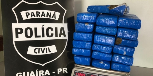 Polícia Civil apreende adolescente com maconha em Guaíra