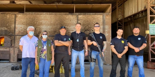Polícia Civil de Santa Helena realiza a incineração de seis toneladas de drogas
