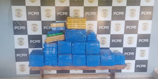 Polícia Civil prende mais de 250kg de maconha em Guaíra