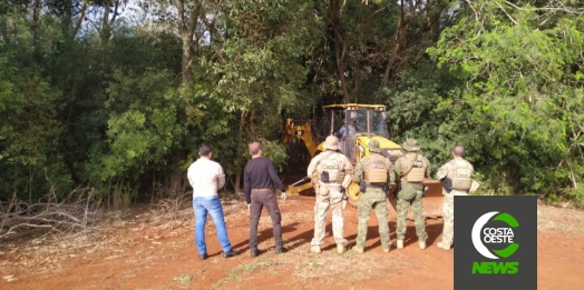 Polícia destrói portos clandestinos entre Guaíra e Santa Helena