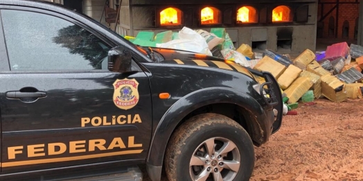 Polícia Federal de Guaíra faz a primeira incineração de drogas de 2021 em Guaíra