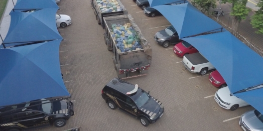 Polícia Federal de Guaíra realiza maior apreensão de drogas do Brasil em 2022
