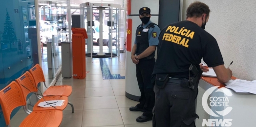 Polícia Federal intensifica fiscalização bancária no Oeste do Paraná