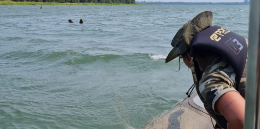 Polícia Militar Ambiental apreende material de pesca predatório no Lago de Itaipu