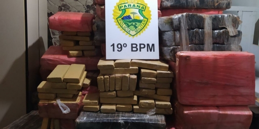 Polícia Militar apreende 1,700 kg de maconha em Santa Helena e detém uma pessoa