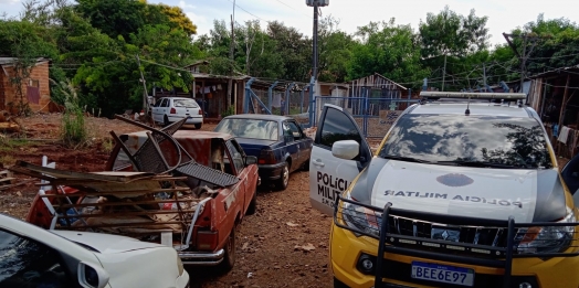 Polícia Militar apreende cabos de energia elétrica em São Miguel do Iguaçu