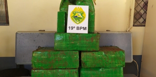 Polícia Militar apreende mais de 130kg de maconha no interior de Santa Helena