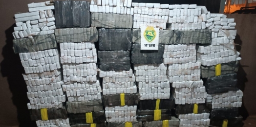 Polícia Militar apreende mais de 700 kg de maconha em Foz do Iguaçu