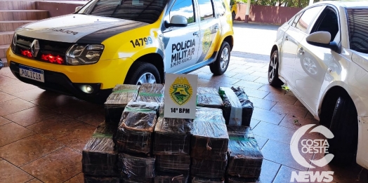 Polícia Militar apreende meia tonelada de maconha em São Miguel do Iguaçu