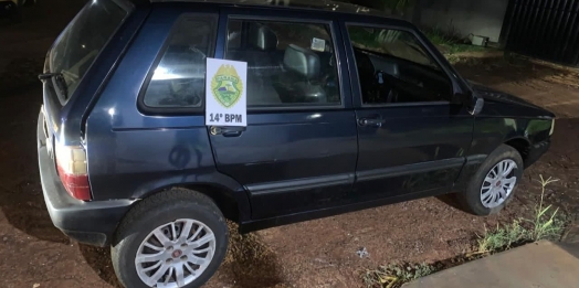 Polícia Militar apreende menor e recupera veículo furtado em Medianeira