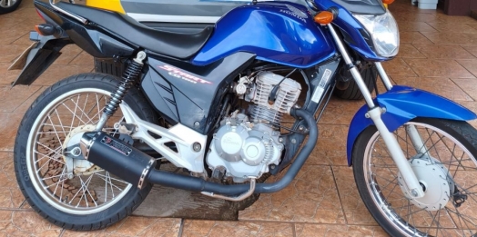Polícia Militar apreende motocicleta por direção perigosa e ruído excessivo em São Miguel do Iguaçu