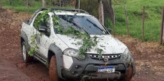 Polícia Militar apreende veículo com droga em distrito de Santa Helena