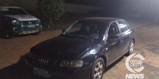 Polícia Militar apreende veículo e pedra de crack em Santa Helena