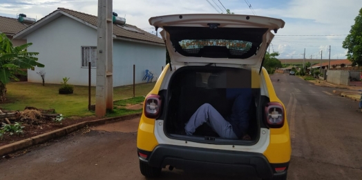Polícia Militar cumpre  mandado de prisão durante abordagem em São Miguel do Iguaçu