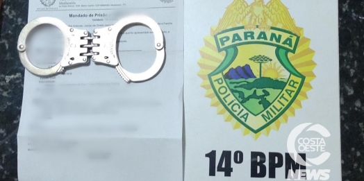 Polícia Militar cumpre mandado de prisão em Itaipulândia