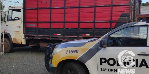 Polícia Militar de Itaipulândia apreende caminhão e detém motorista
