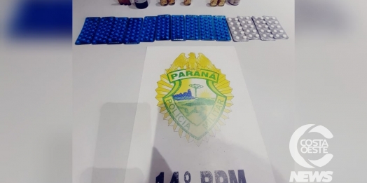 Polícia Militar de  Medianeira apreende medicamentos contrabandeados
