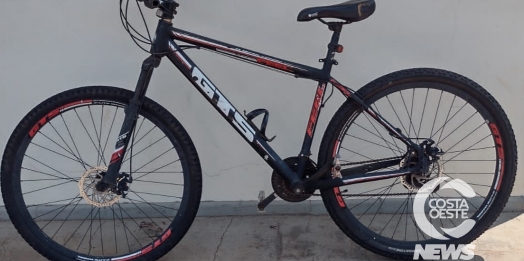 Polícia Militar de Medianeira procura dono de bicicleta recuperada