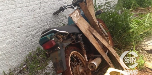 Polícia Militar de Medianeira recupera motocicleta furtada