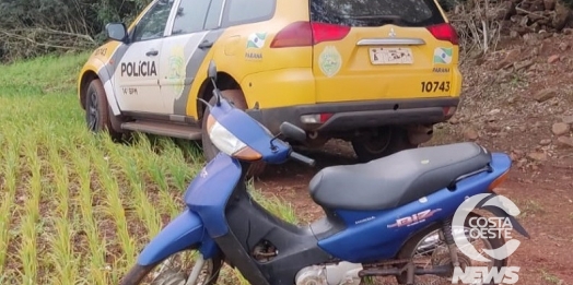 Polícia Militar de Missal recupera motoneta furtada