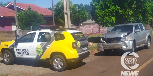 Polícia Militar de Santa Helena recupera Hilux furtada em São Paulo