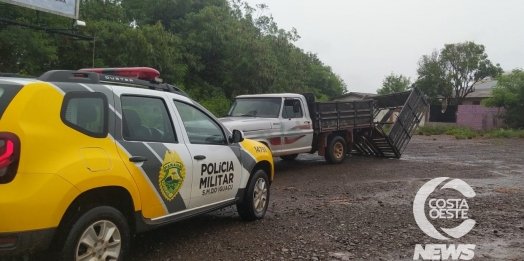 Em rápida ação, Polícia Militar de São Miguel recupera F1000 furtada em Medianeira