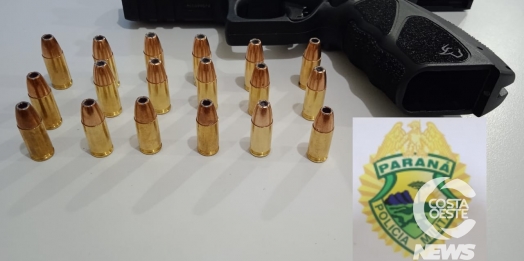 Polícia Militar detém indivíduo com pistola em São Miguel do Iguaçu