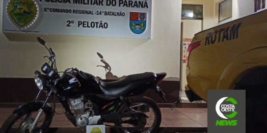 Polícia Militar é acionada para atender roubo em São Miguel e recupera motocicleta