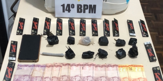 Polícia Militar encaminha três menores por tráfico em Medianeira
